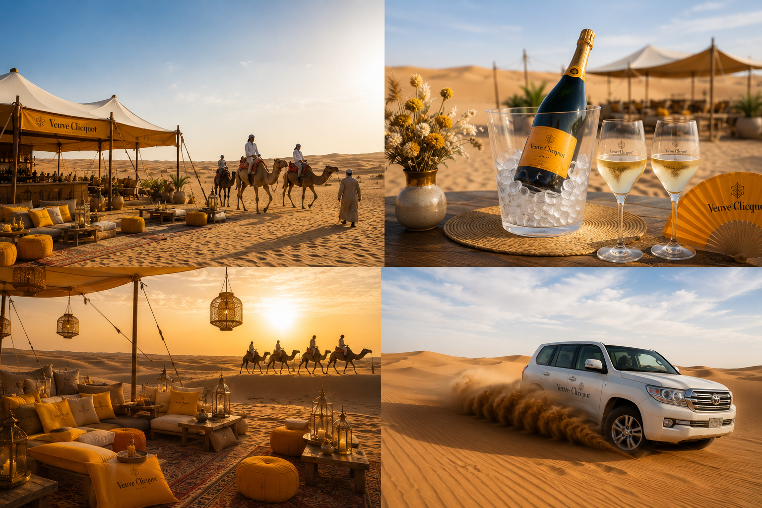 The Veuve Clicquot Desert Experience