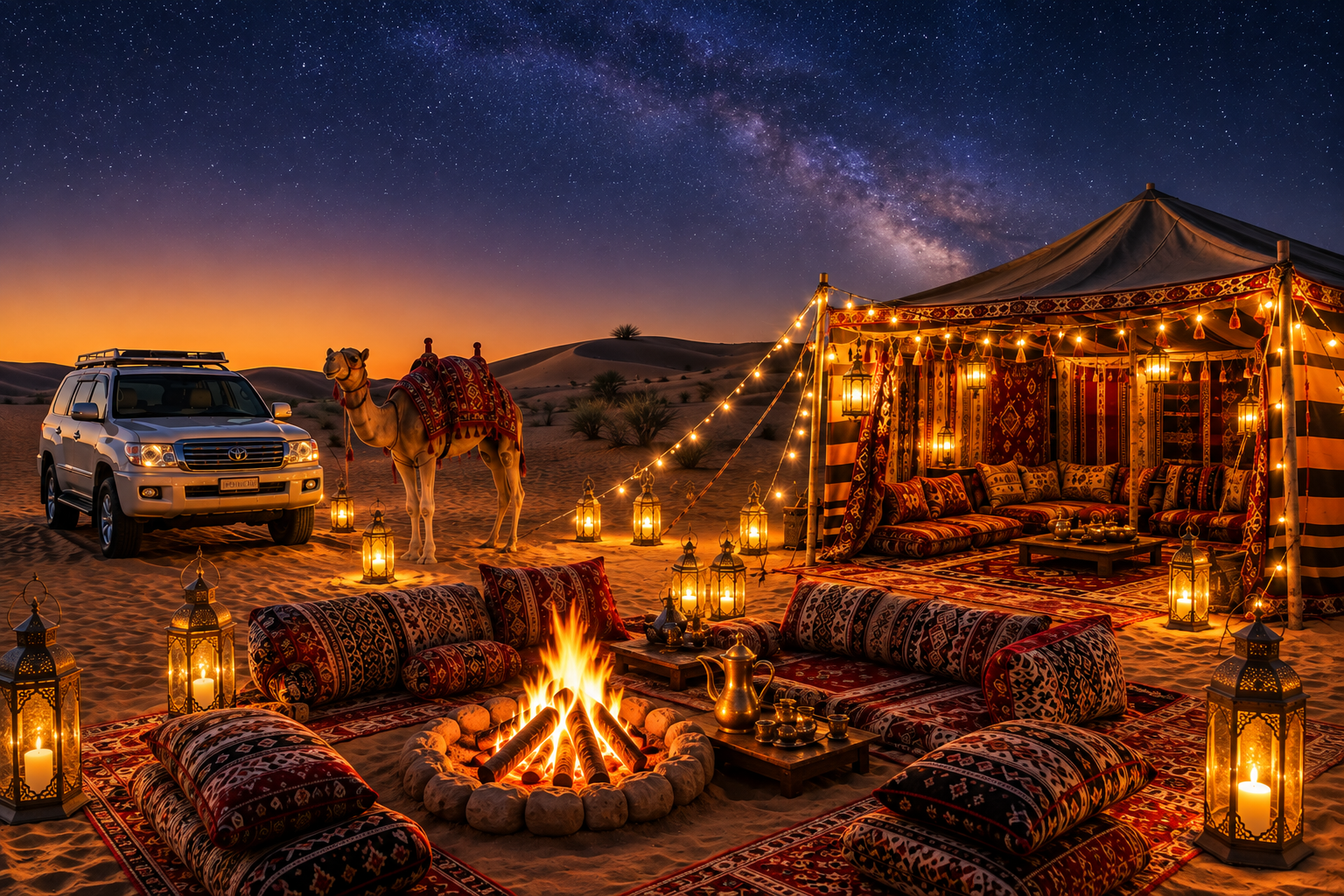 Dubai Overnight Desert Camping