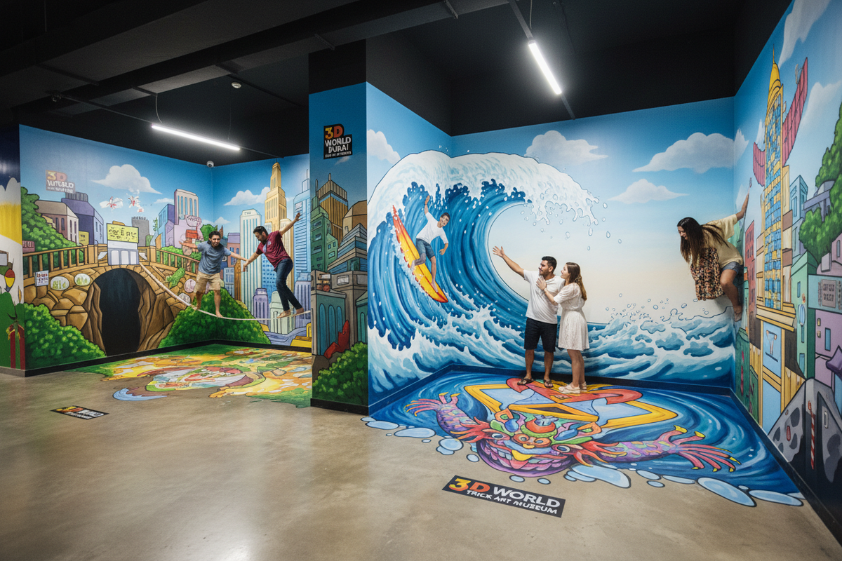 3D World Dubai Trick-Art Museum Tickets