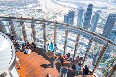 The Lounge @ Burj Khalifa: Levels 154, 153, & 152 with light meal