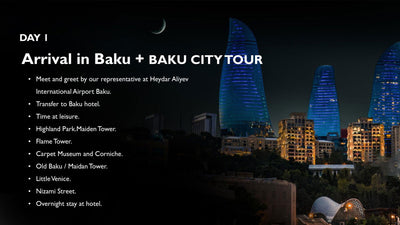 Explore BAKU Beautifull Places - DXB Attractions