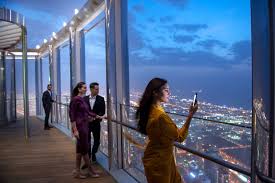 The Lounge @ Burj Khalifa: Levels 154, 153, & 152 with light meal